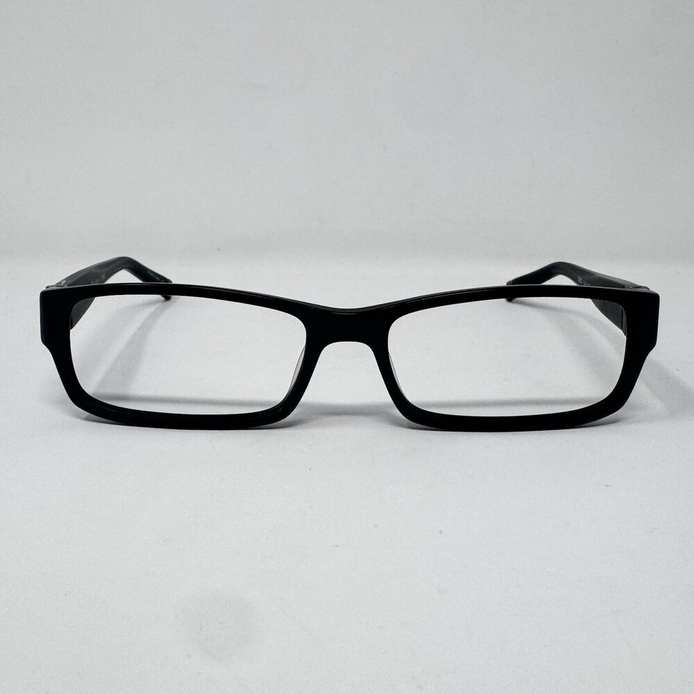 Lazzaro Enzo Matte Black Eyeglass Frames 54-17-135